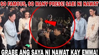 So Famous daw sabi ni Nawat kay Emma Tiglao na dinumog ng press sa International Fashion Show Event!