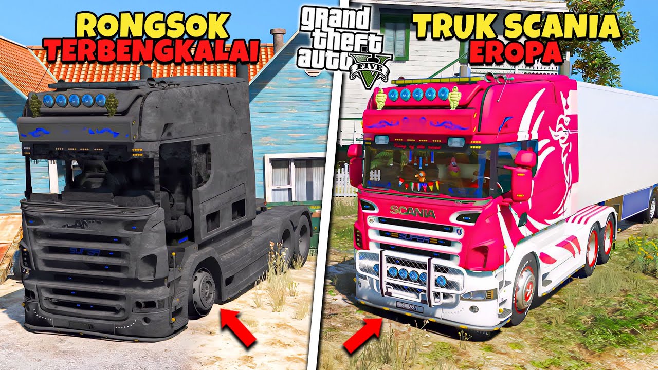 Aku Menemukan Truk Eropa Langka Yang Sudah Rongsok Terbengkalai - GTA 5 MOD