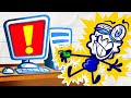 YOU THUMBDRIVE ME CRAZY | Pencilmation Cartoons!