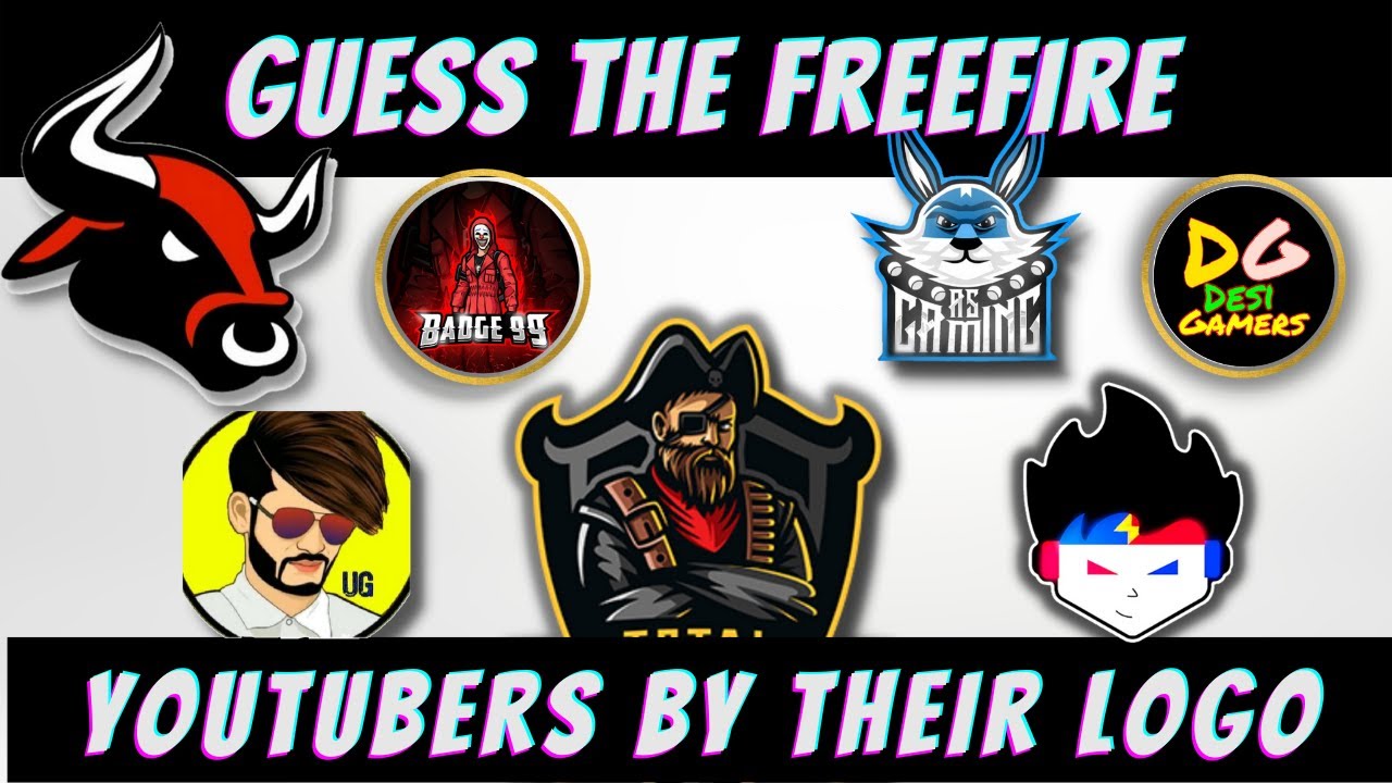 Guess The FreeFire Youtubers By Logo | Guess the logo | Freefire