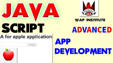 java script a for apple app development hosted by wap institute powered by sweetus media