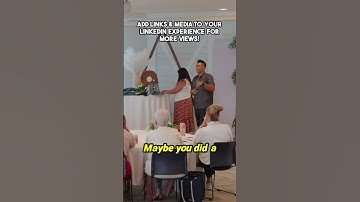 Add multiple links & media to your experiences!! #business  #coaching #speaker  #linkedin