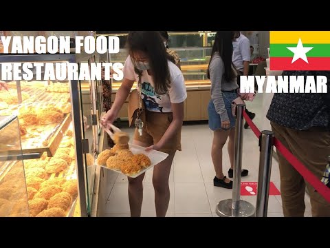 RESTAURANTS AND FOOD STALLS AT YANGON JUNCTION CITY TODAY