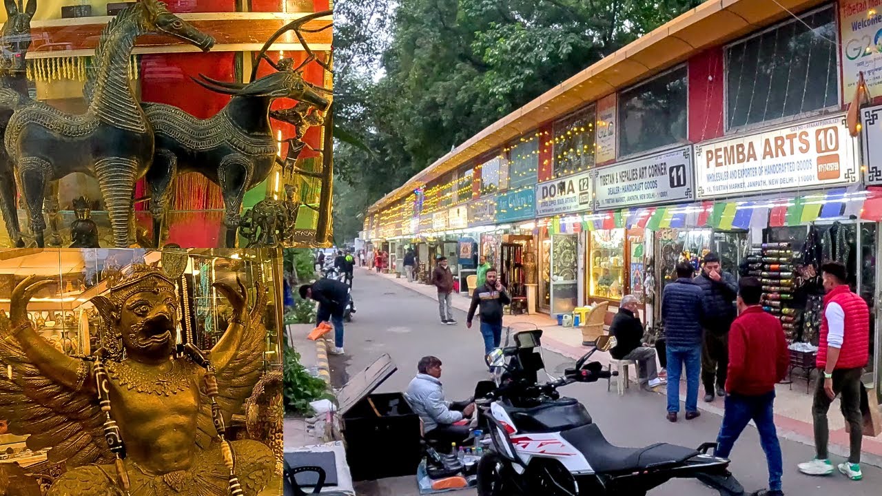 जनपथ की तिब्बती मार्केट में मिलते हैं अनोखे सामान = Part-3