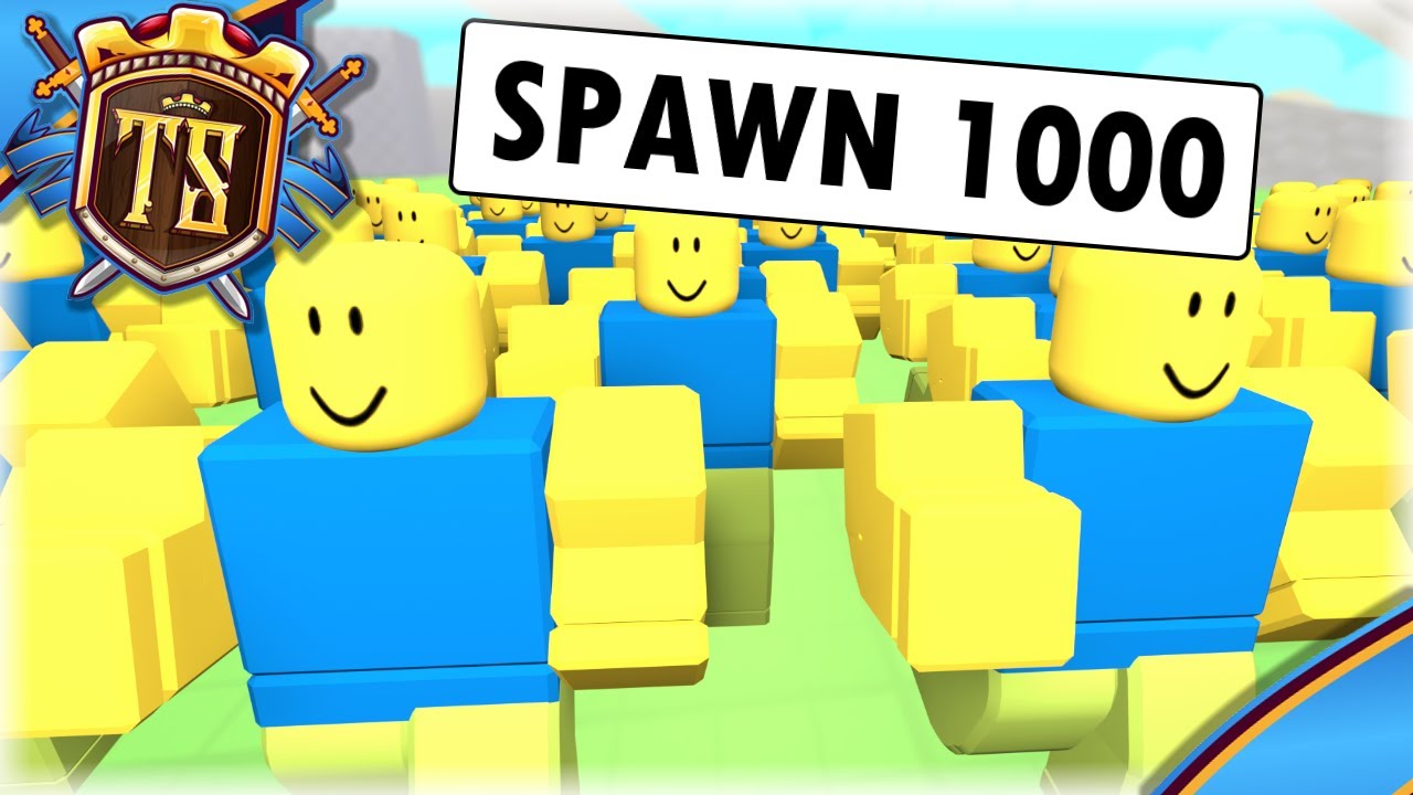 SPAWNER 1000 NOOBS DER FØLGER EFTER MIG! Noob Train | Dansk Roblox med @TortenSkjold