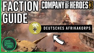 CoH3 - Deutsches Afrikakorps Faction Guide