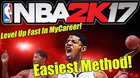 Fastest Way To Level Up In My Career! NBA 2k17 - PS4 - Xbox One