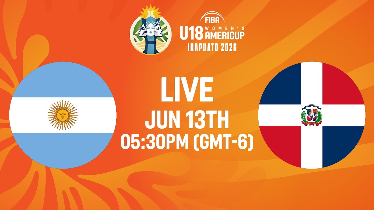 Argentina v Dominican Republic | Full Basketball Game | FIBA U18 Women's AmeriCup 2026