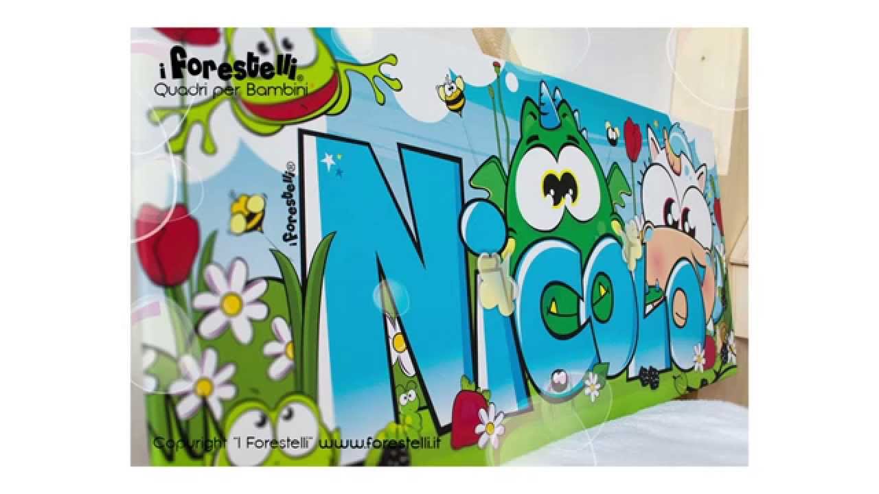 Quadri per bambini i forestelli youtube Quadri per bimbi