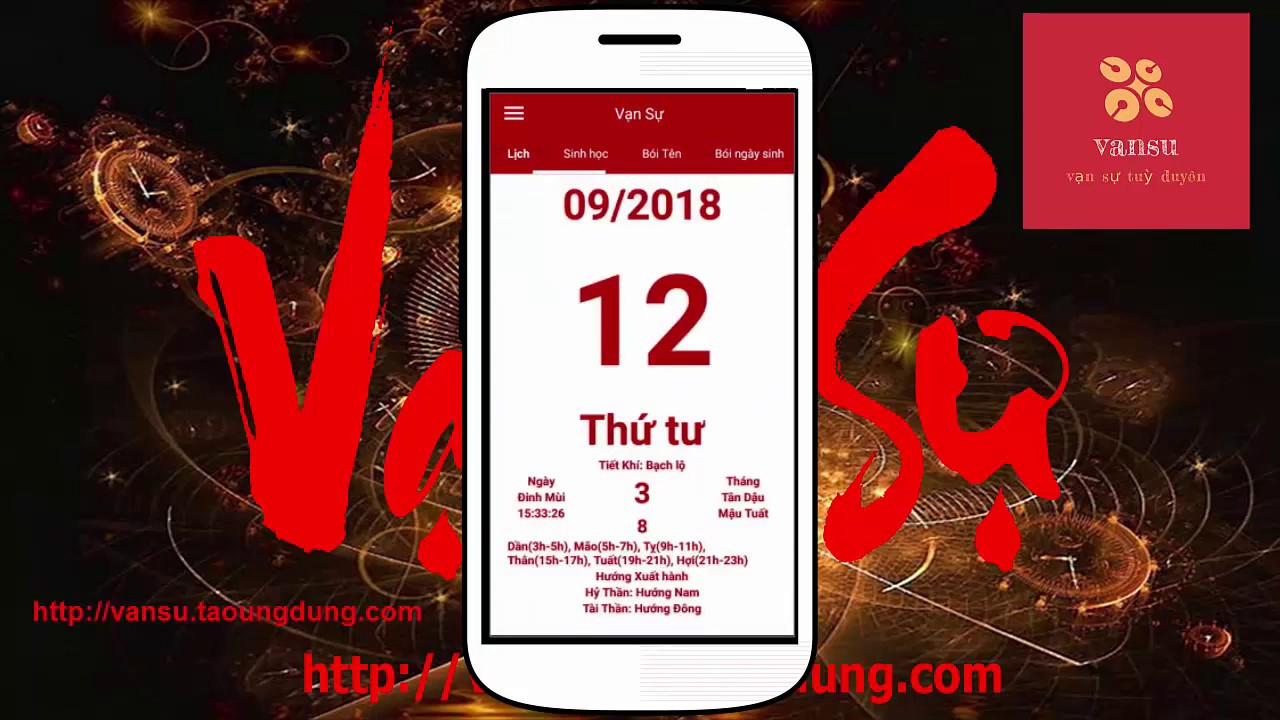 Ứng dụng Vạn Sự cho điện thoại và máy tính bảng