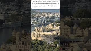 Udaipur, the "City of Lakes" in Rajasthan,#india #trending #news #love #tourism #bollywood #tour