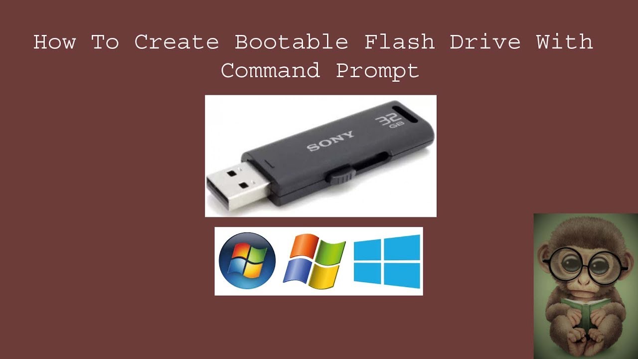 How To Make Bootable Pen Drive With Command Prompt - YouTube
