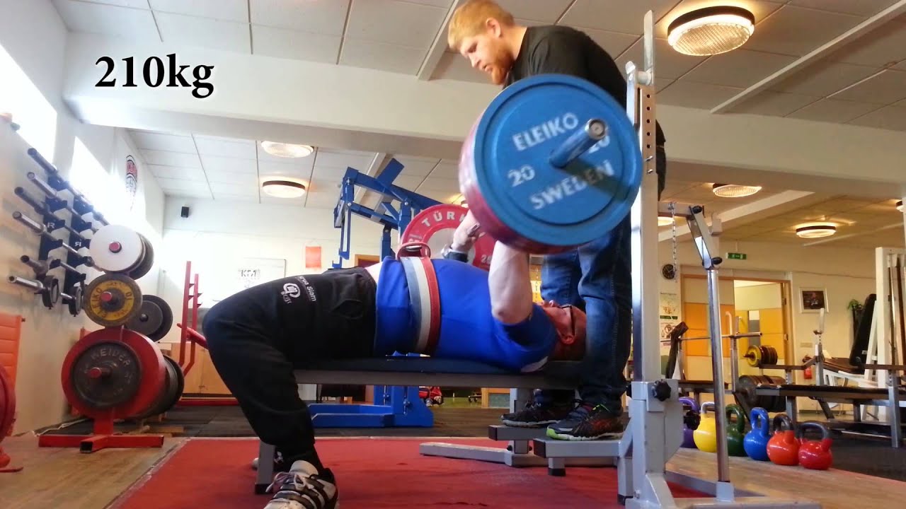 Bench Press In Gear 235 Kg 11 Sept 14 Bikar2014 Youtube