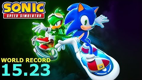 Sonic Speed Simulator Metal City Event 15.23 Speedrun WORLD RECORD #shorts (old)