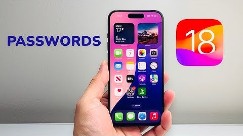 iOS 18: How to Find Passwords