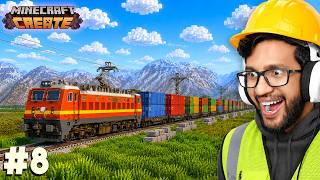 Minecraft Engineer's Mod - Cargo Train Build (Create Mod #8)