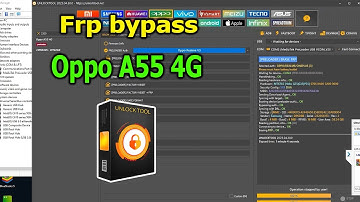 FRP Bypass Google Account Lock Oppo A55 with UnlockTool