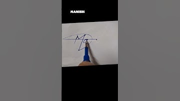 Manish name Signature I Manish Signature I Manish sign I✍️🏻#signature #shortsfeed #shorts #trending