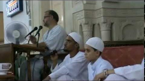 تلاوة ما تيسّر من القرآن في ليلة ختم القرآن الكريم