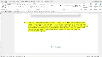 MS Access Module 10 Project | SC_AC19_10a | Shelly Cashman Access 2019 | Module 10: SAM Project 1a