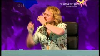 Keith Lemon Demonstrates Holly's Possible Oral Skills On Celebrity Juice