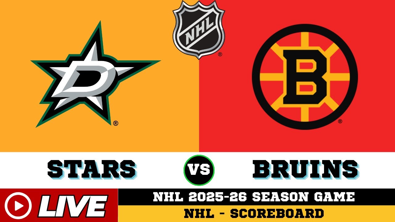 Boston Bruins Vs Dallas Stars | NHL 2026 | NHL Live SCOREBOARD | Jan 21 2026