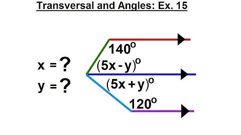 Geometry - Ch. 4: Lines and Angles (29 of 37) Transversals and Angles: Ex. 15