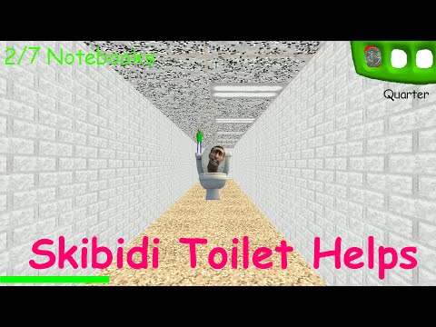 Skibidi G-Man Toilet Helps Baldi by First PrizeGames