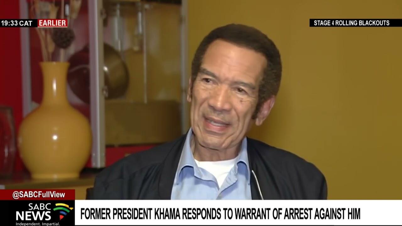 ⁣FULL INTERVIEW | Former Botswana President Ian Khama responds to warrant of arrest against him