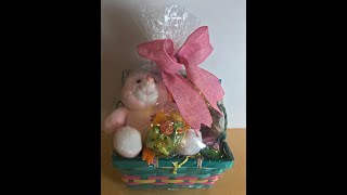 DIY Easy Easter Basket for a small child