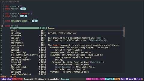 Vimscript Tutorial: Variables