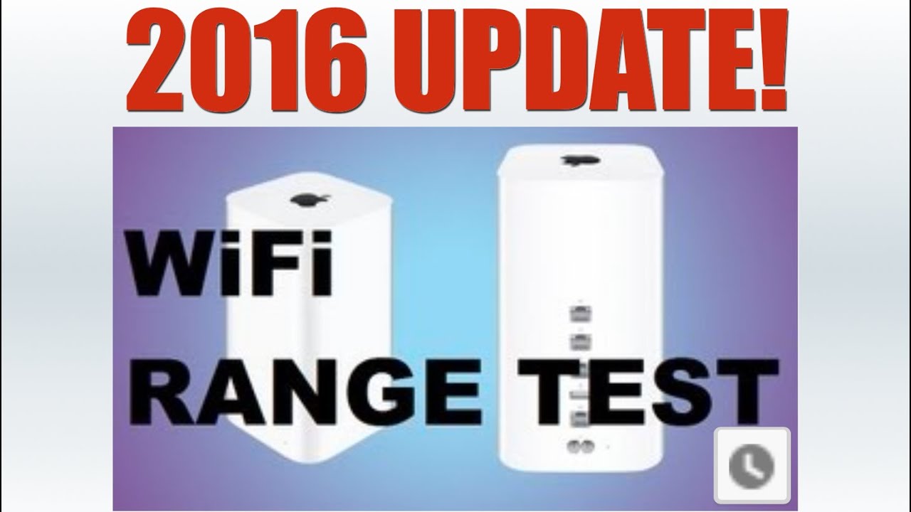 Apple AirPort Extreme WiFi Range & Speed Test UPDATE! - YouTube