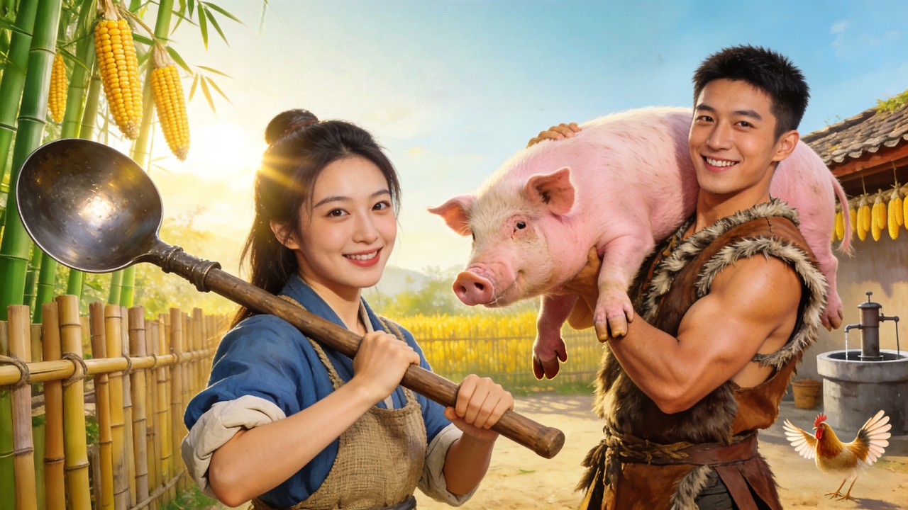 穿越成虐待小媳婦，反手抱住硬漢獵戶