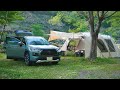 Family Vlog：Rav4アドベンチャーと Snow Peak ランドロックアイボリーでファミリーキャンプ（宮崎県美郷町・水清谷ふるさと村オートキャンプ場）