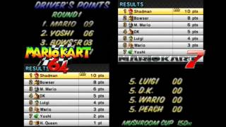 Mario Kart 64 - Winning Results theme Mashup (Original + MK7)