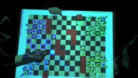 [ITS 2009 Demo] RealTimeChess: a Real-Time Strategy and Multiplayer game for Tabletop Displays