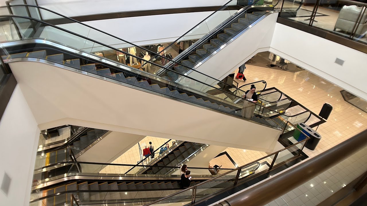 Rare KONE EcoMaster 130 Escalators @ Nordstrom, Stanford Shopping Center, Palo Alto, CA