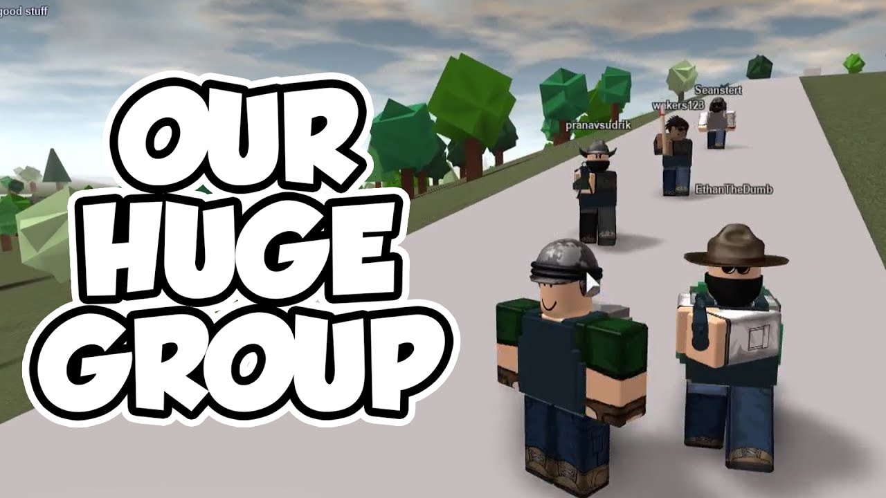 OUR HUGE GROUP! | ROBLOX Apocalypse Rising ep.17 - YouTube