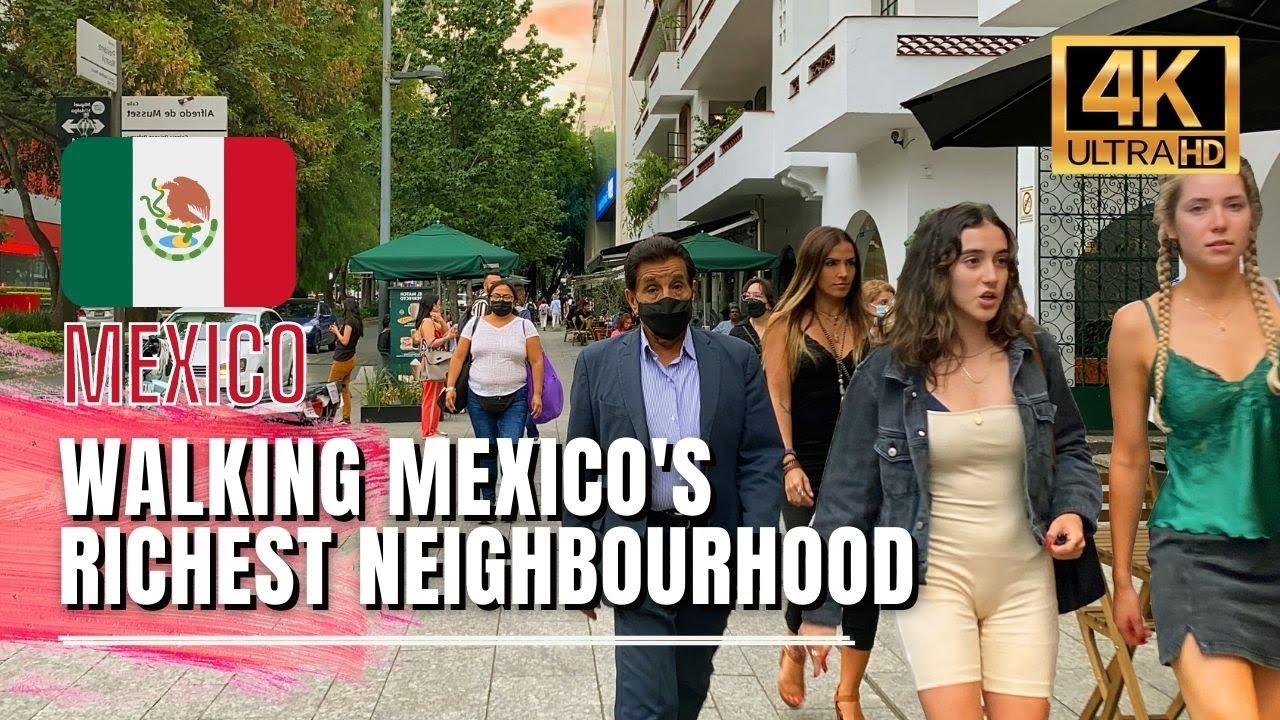 Download 4K Walking Tour 🇲🇽 Polanco Mexico City Luxury Neighbourhood