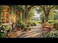 Stress Relief with Warm Jazz Instrumental Music 🌿 Cozy Coffee Shop Ambience & Jazz Relaxing Music