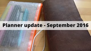 Traveler's Notebook and my Fall 2016 Setup