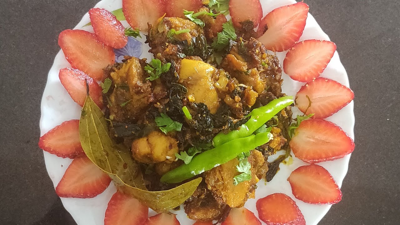 Methi chicken fry in Telugu. YouTube