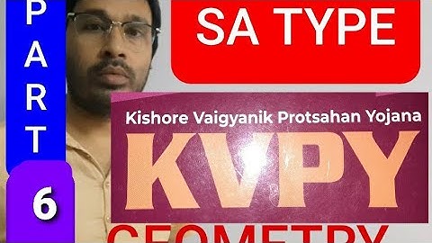 KVPY SA TYPE GEOMETRY PART  6 BY MANIR SIR