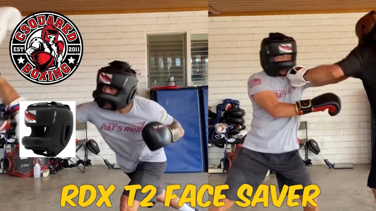 BOXING SPARRING- RDX T2 Face Saver Headgear