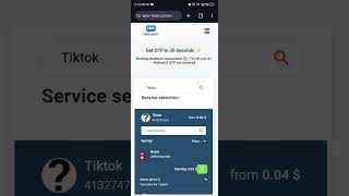 Get TikTok Verification Number Instantly #sms #otp #smsverification #smshost #sms-host #sms #shorts