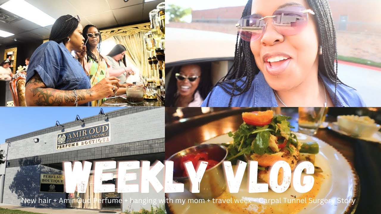 Weekly Vlog: New Hair, GRWM Amir Oud, working, Ulnar Nerve Surgery story I FacetsofMarie