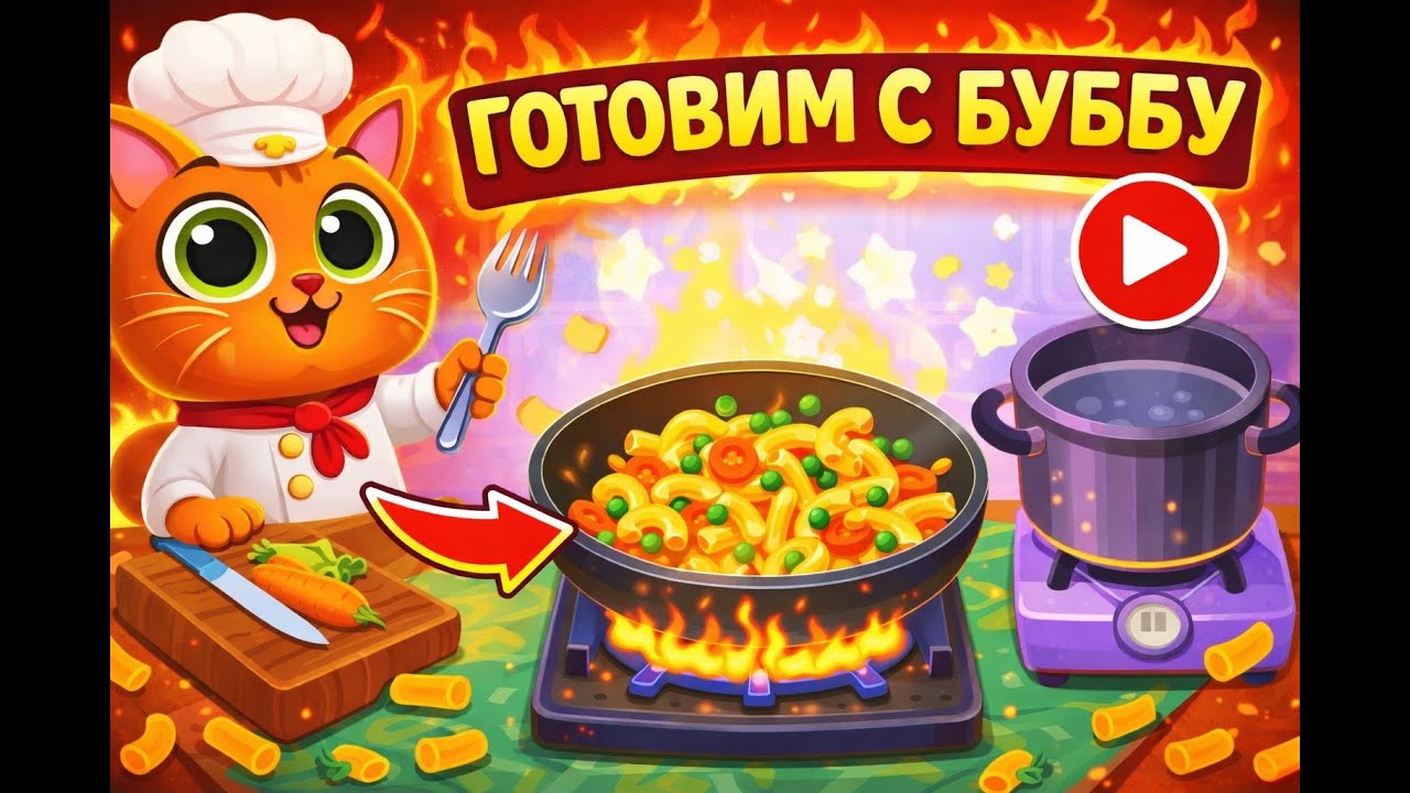 ГОТОВИМ С БУББУ! Работаем в ресторане и кормим наших друзей