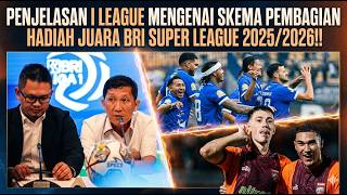 Penjelasan I League Mengenai Skema Pembagian HadiahJuara BRI Super League 2025/2026!!