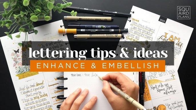 Easy Hand Lettering for Planners - Carrie Elle