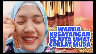 REVIEW MORESKIN LIP CREAM MATTE NASA LC 09 COKLAT MUDA -WARNA FAVORIT DAN BEST SELLER